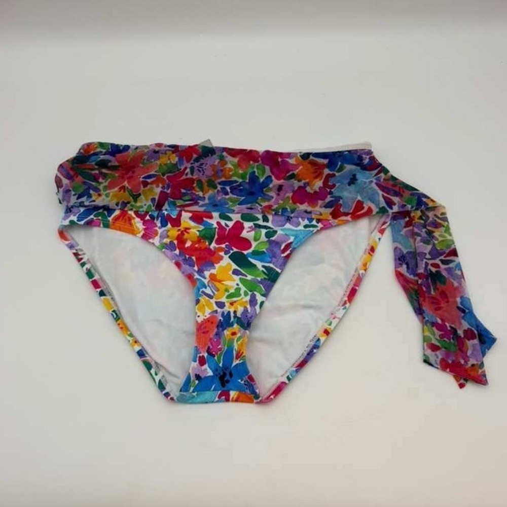 Tommy Bahama Tropical Floral High-Waist Bikini‎ Bottom – Women's Size S – NWT
